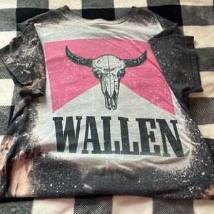 Morgan Wallen short sleeve top Pink,Gray,White!
